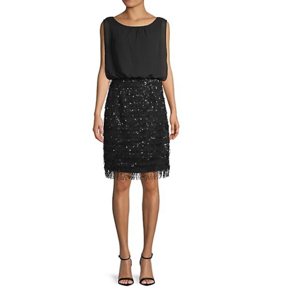 BLACK BEADED 20’S STYLE DRESS